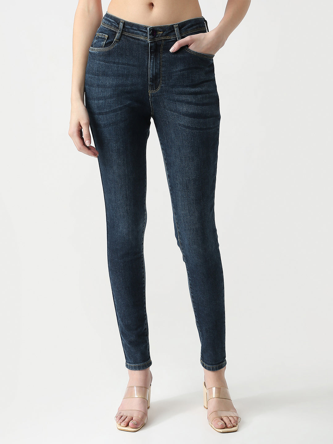 Women High Rise Skinny Fit Jeans