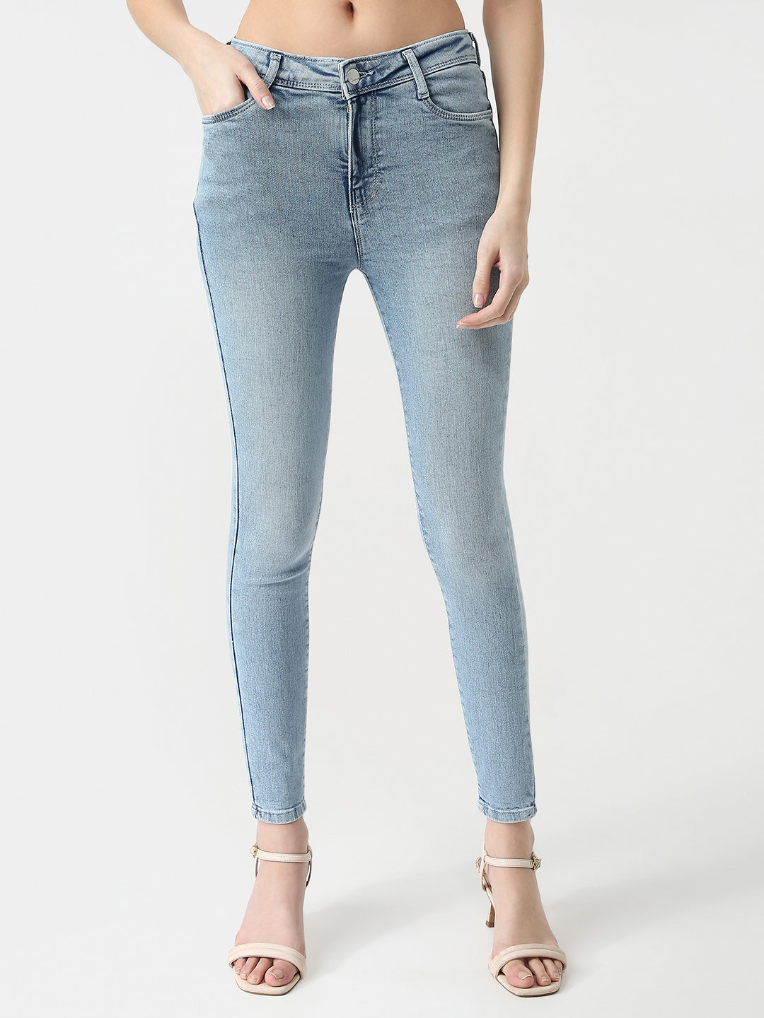 Women High Rise Skinny Fit Jeans