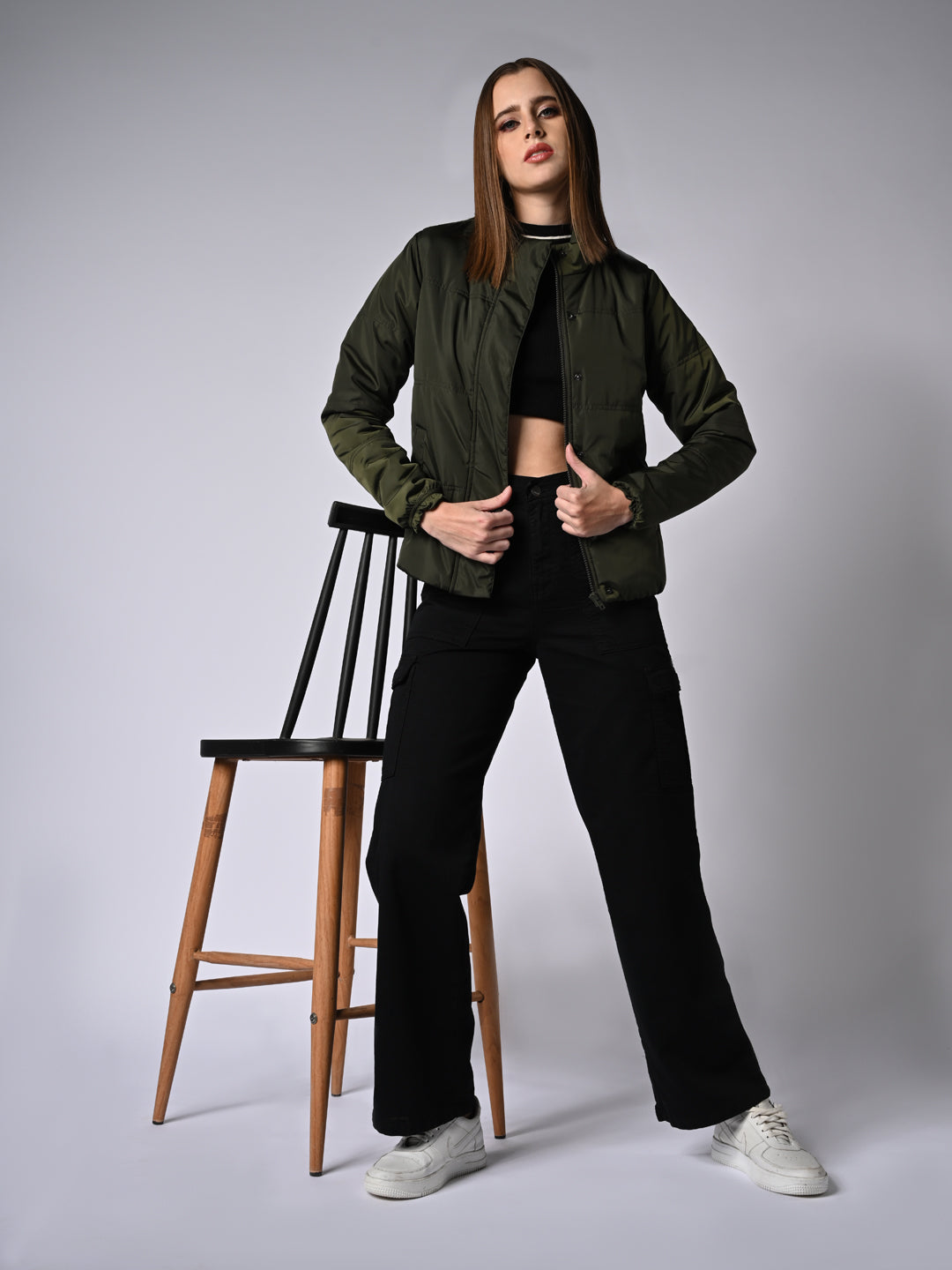 Women  Solid Slim Fit Jacket