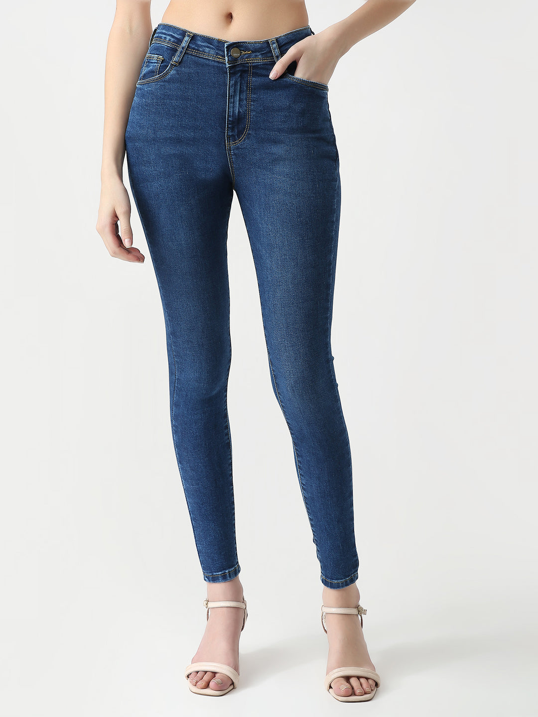 Women High Rise Skinny Fit Jeans