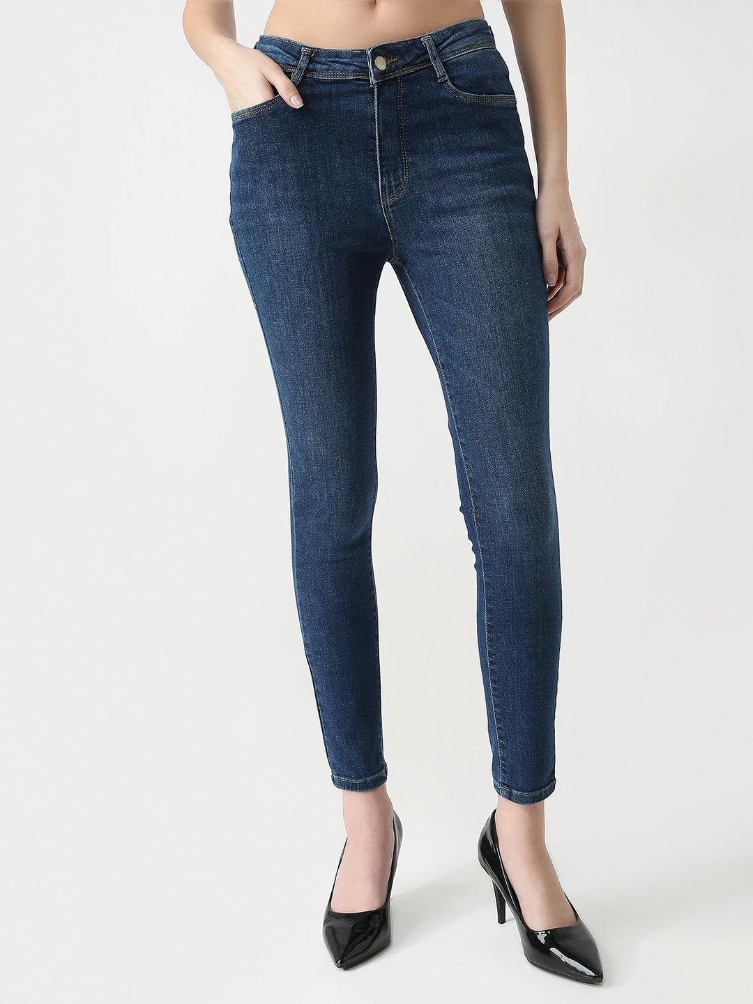 Women High Rise Skinny Fit Jeans