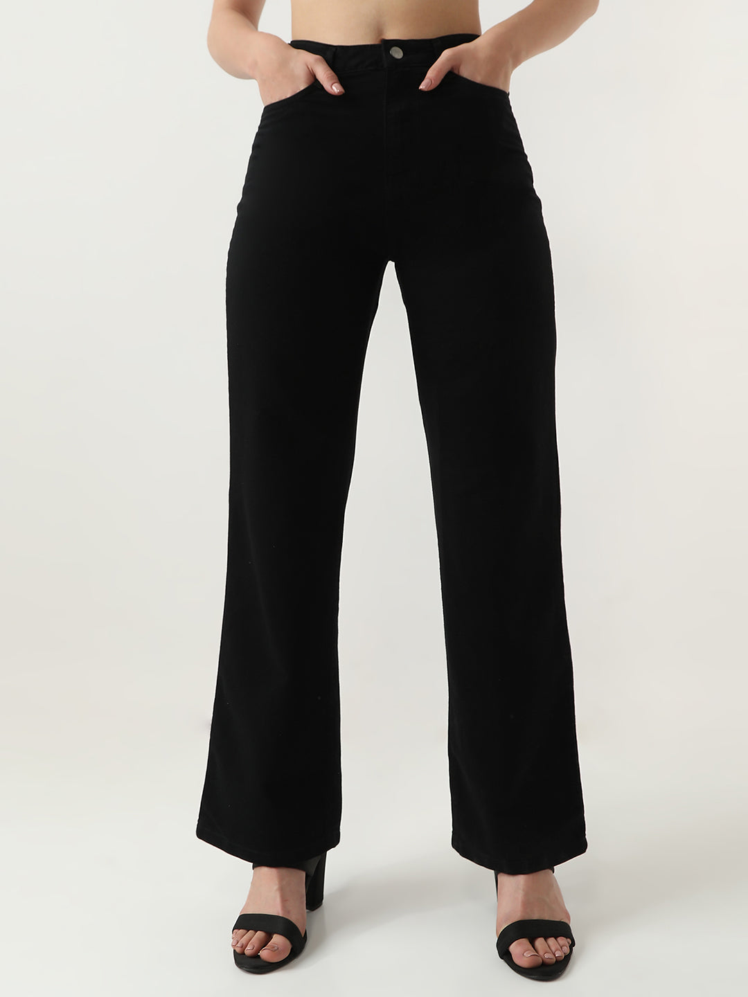 Women High-Rise Wide Leg Jeans