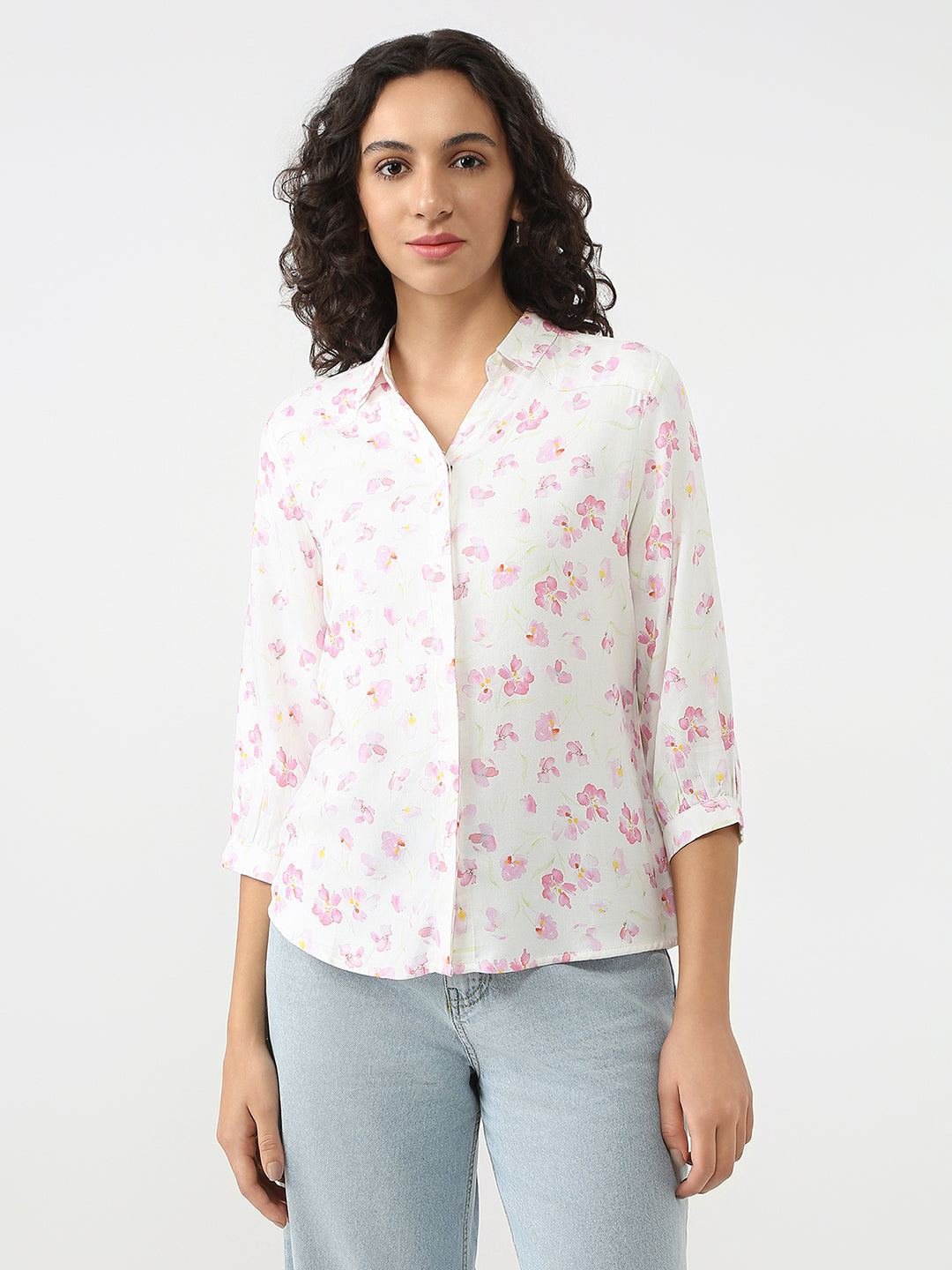 Women Slim Fit Printed Shirt