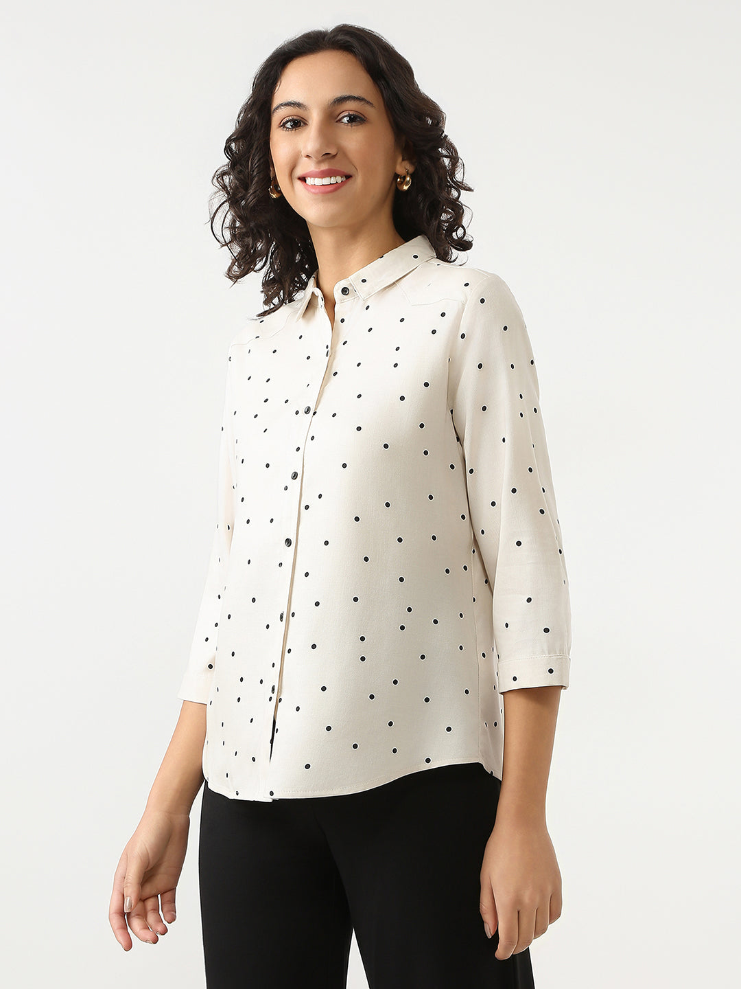 Women Slim Fit Printed Shirt