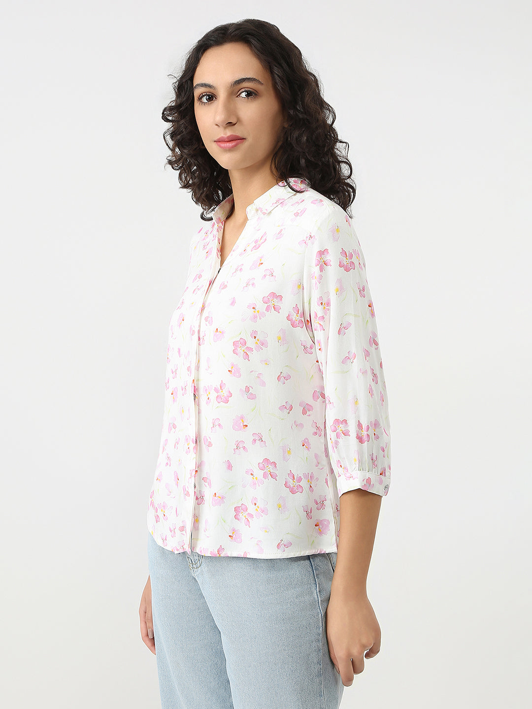 Women Slim Fit Printed Shirt