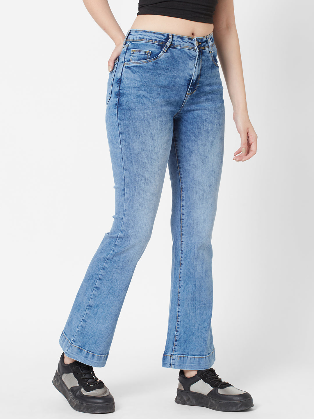 Women High-Rise Flare Jeans