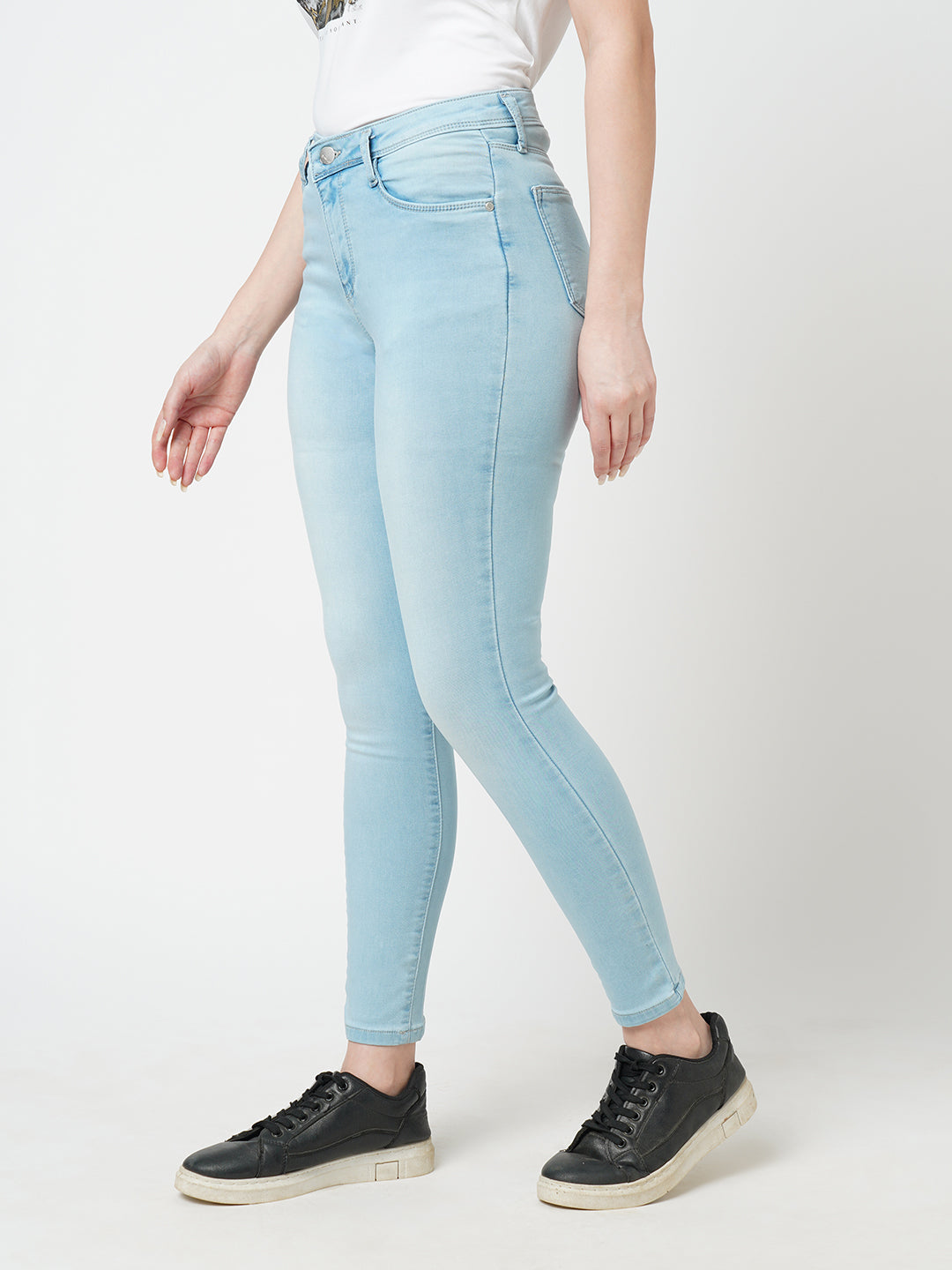 Women Mid-Rise Skinny Jeans