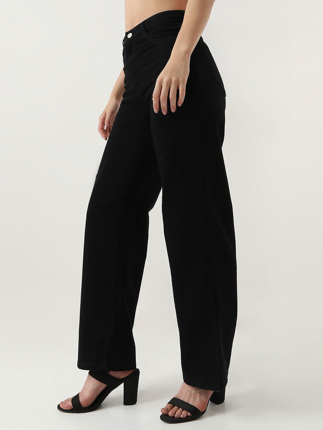 Women High-Rise Wide Leg Jeans