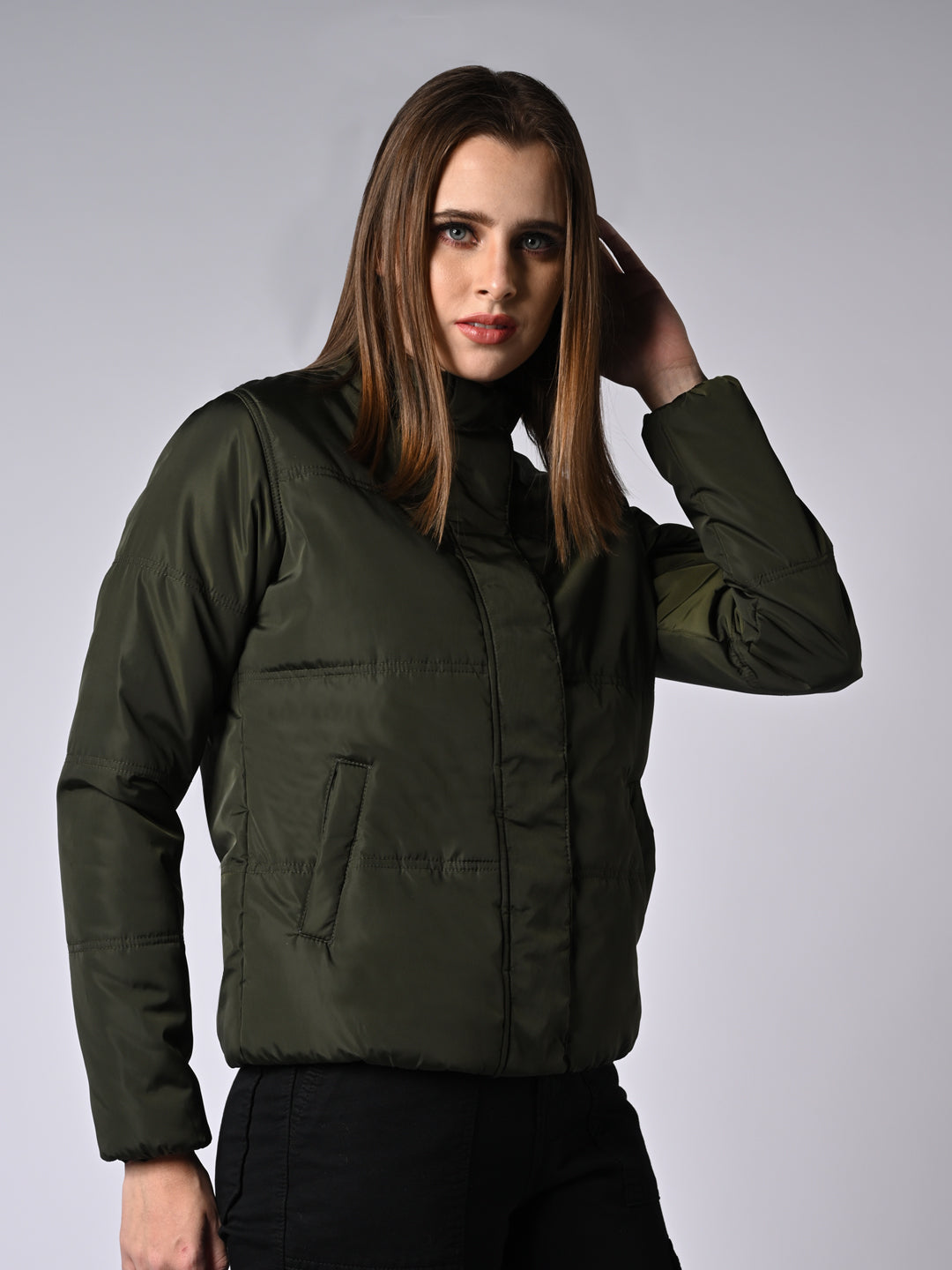 Women  Solid Slim Fit Jacket