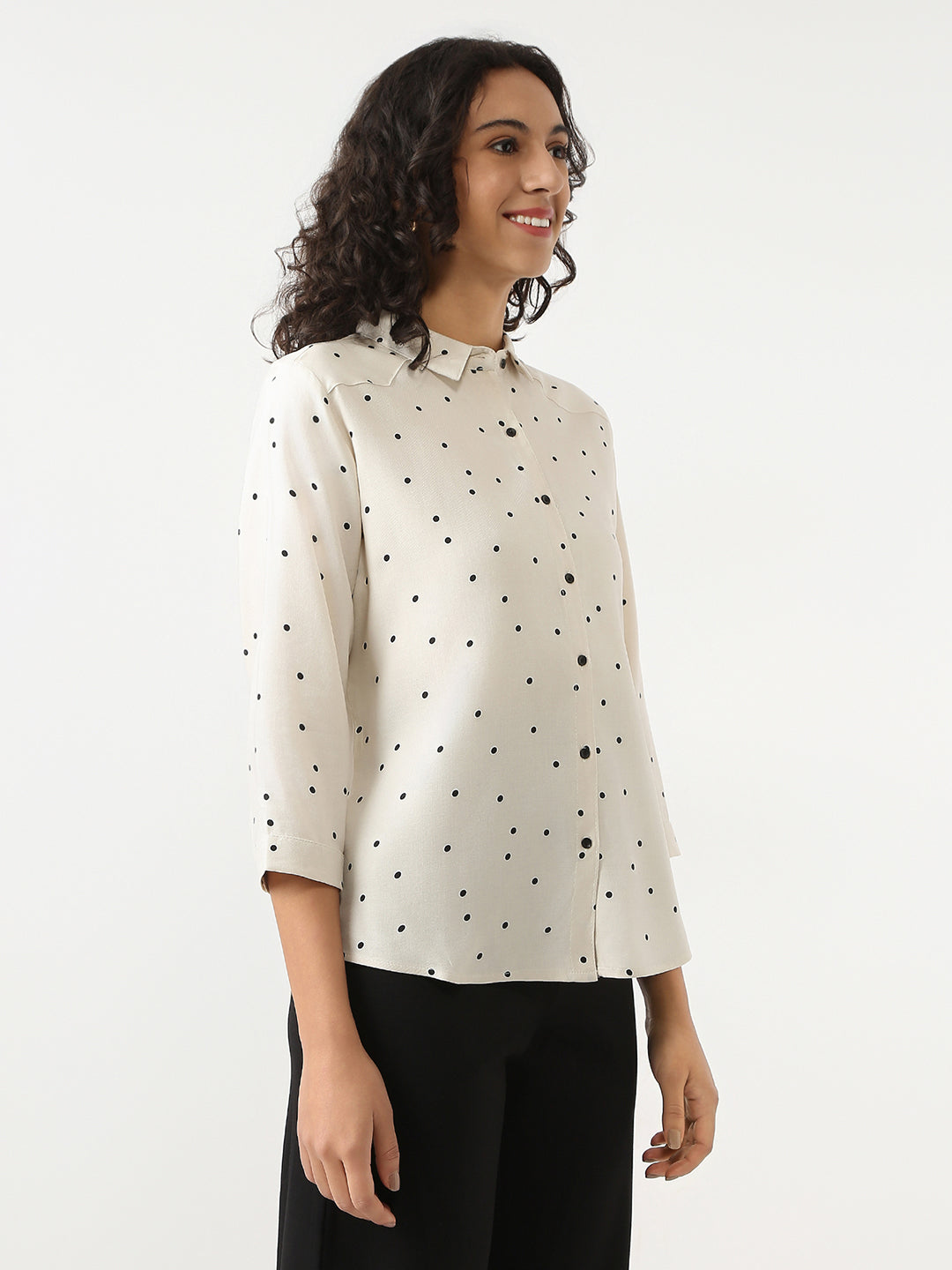 Women Slim Fit Printed Shirt