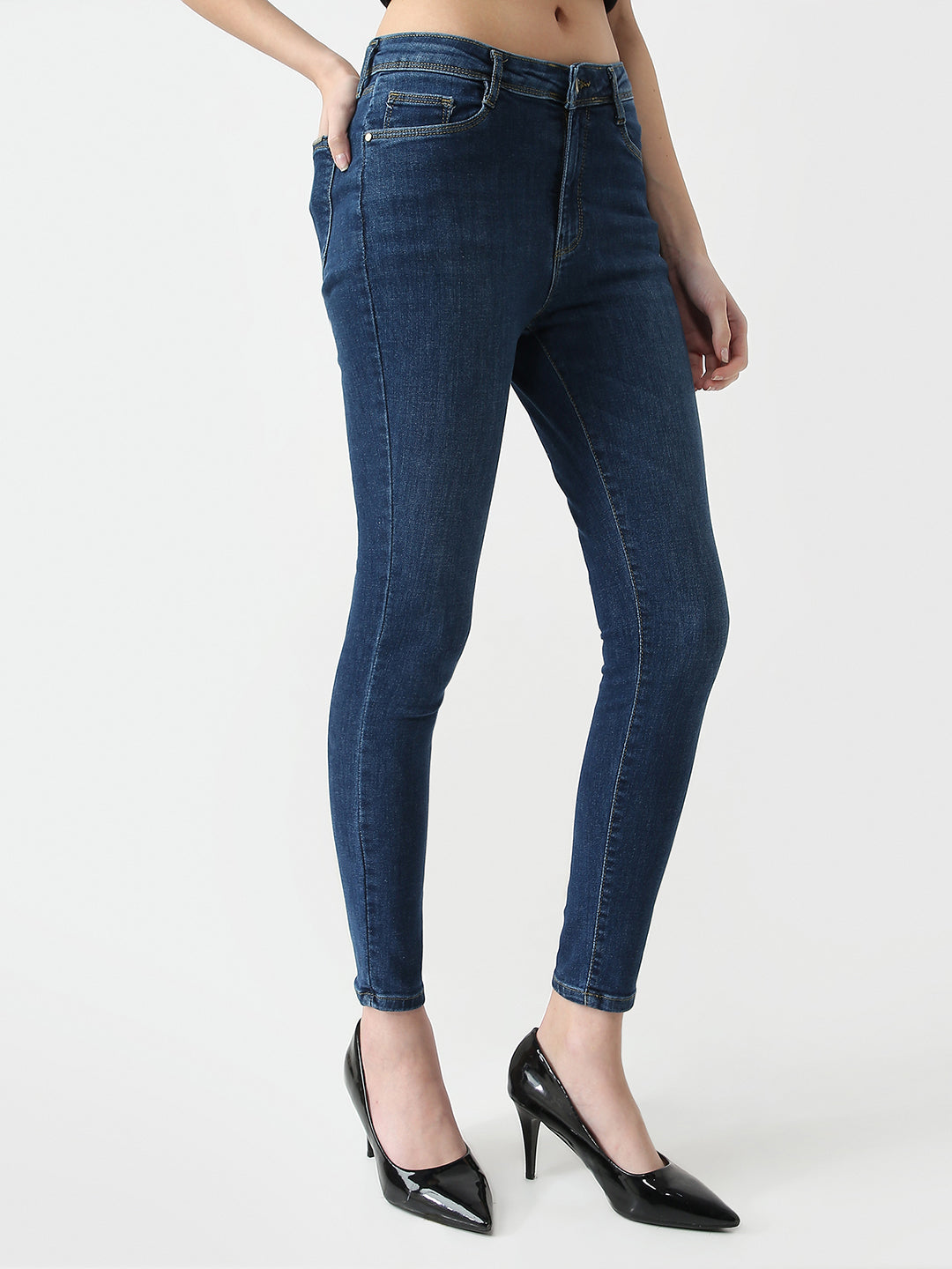 Women High Rise Skinny Fit Jeans