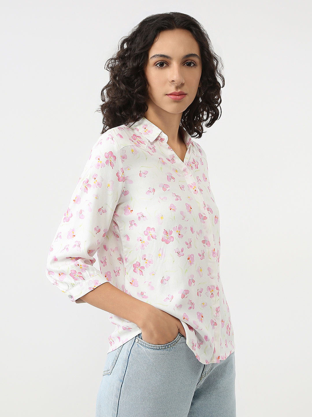 Women Slim Fit Printed Shirt