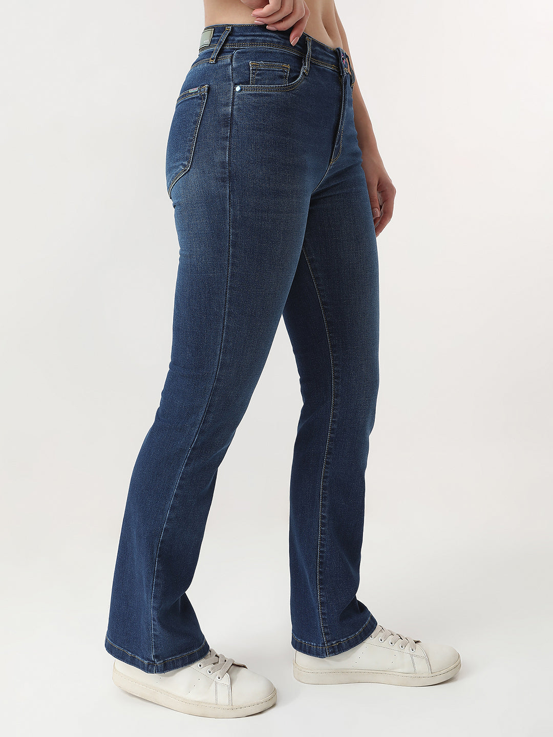 Women High-Rise Flared Jeans