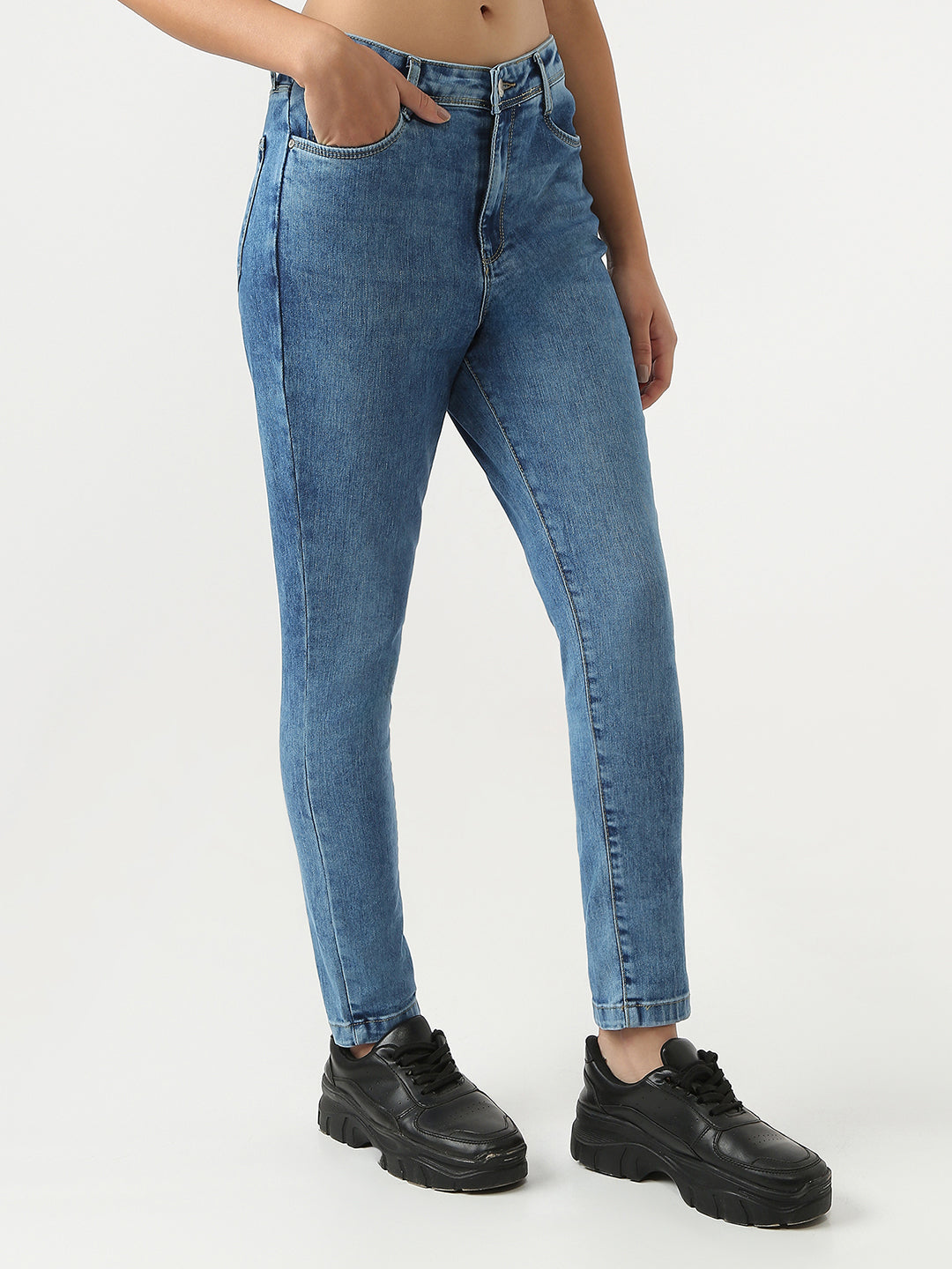 Women High Rise Skinny Fit Jeans