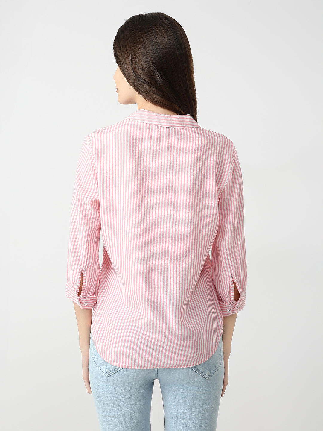 Women Slim Fit Striped Shirt