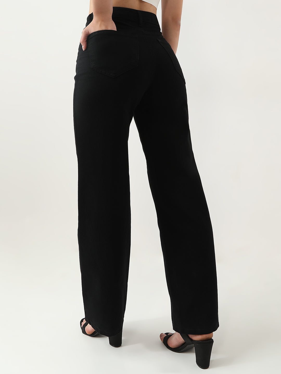 Women High-Rise Wide Leg Jeans