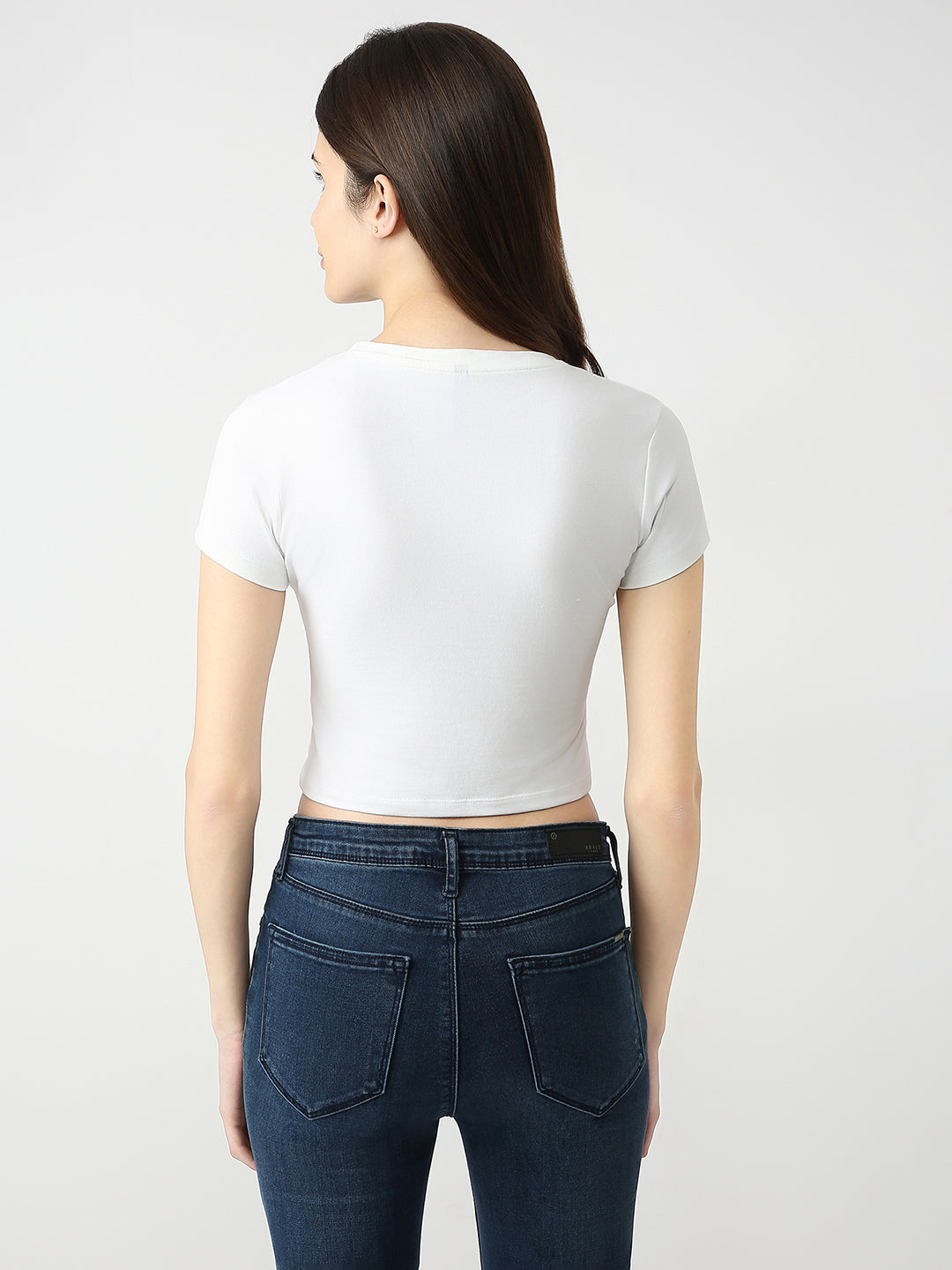 Women Slim Fit Solid T-Shirt