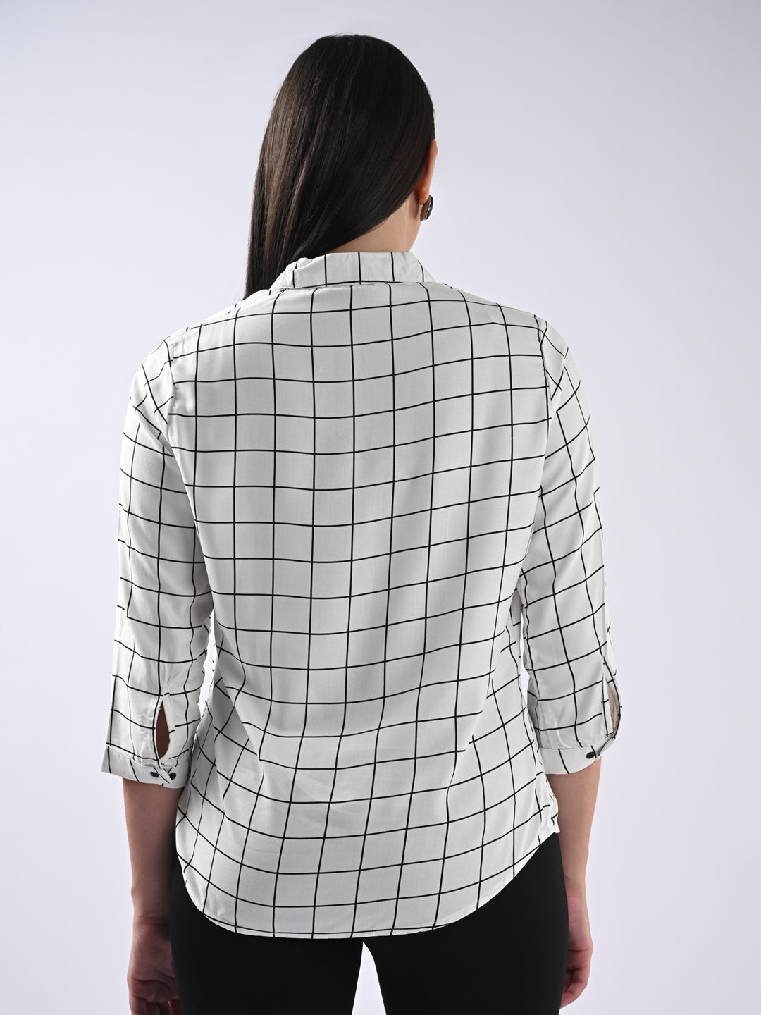 Women Checked  Slim Fit Shirt