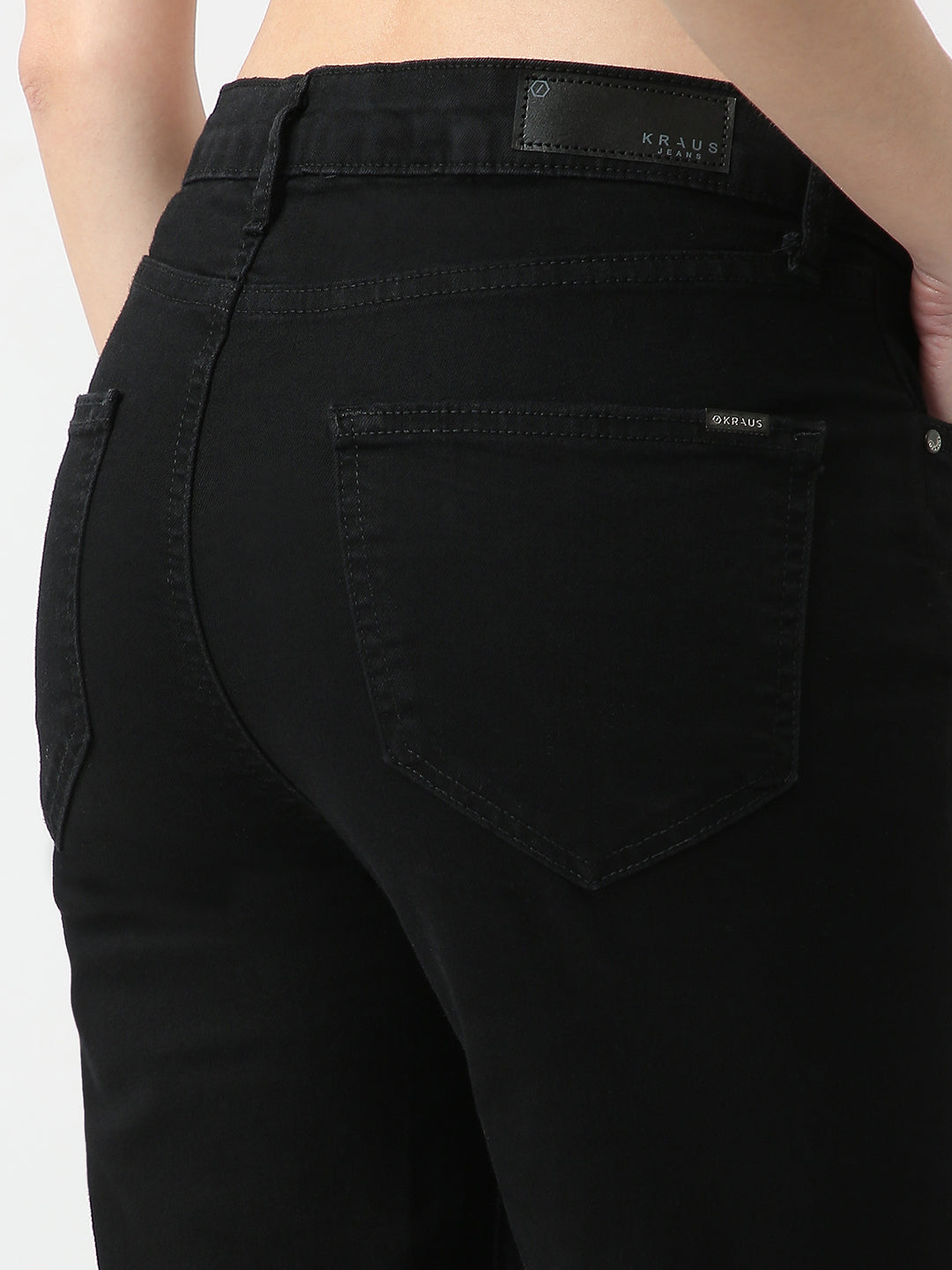 Women High Rise Straight Fit Jeans