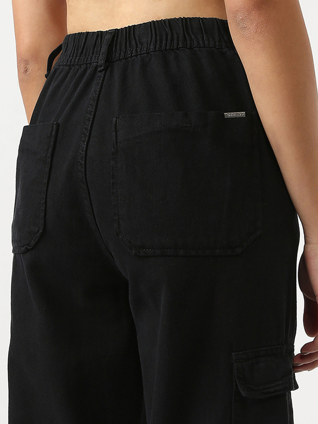 Women High-Rise Loose Fit Cargo