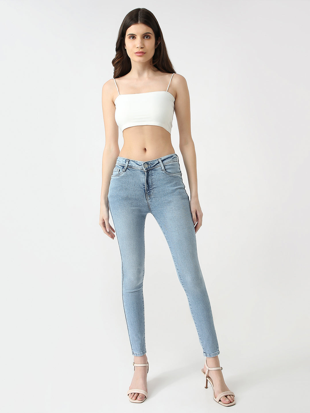 Women High Rise Skinny Fit Jeans