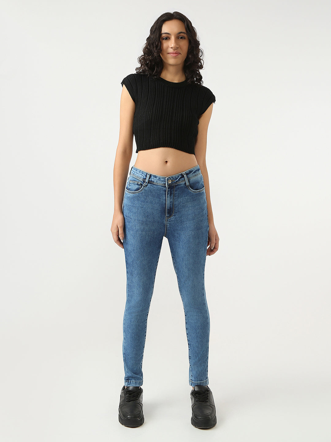 Women High Rise Skinny Fit Jeans