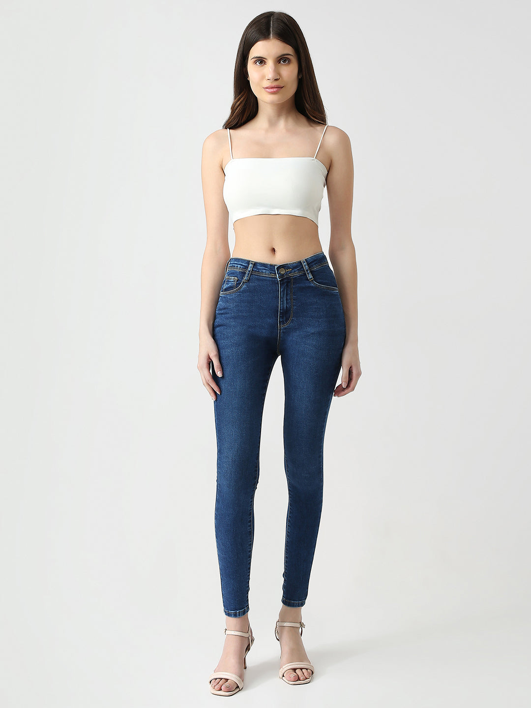 Women High Rise Skinny Fit Jeans