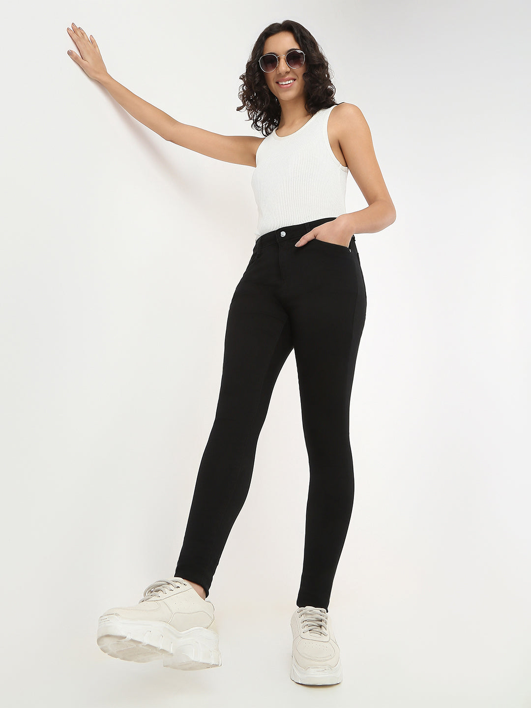 Women High-Rise Skinny Fit Jeans