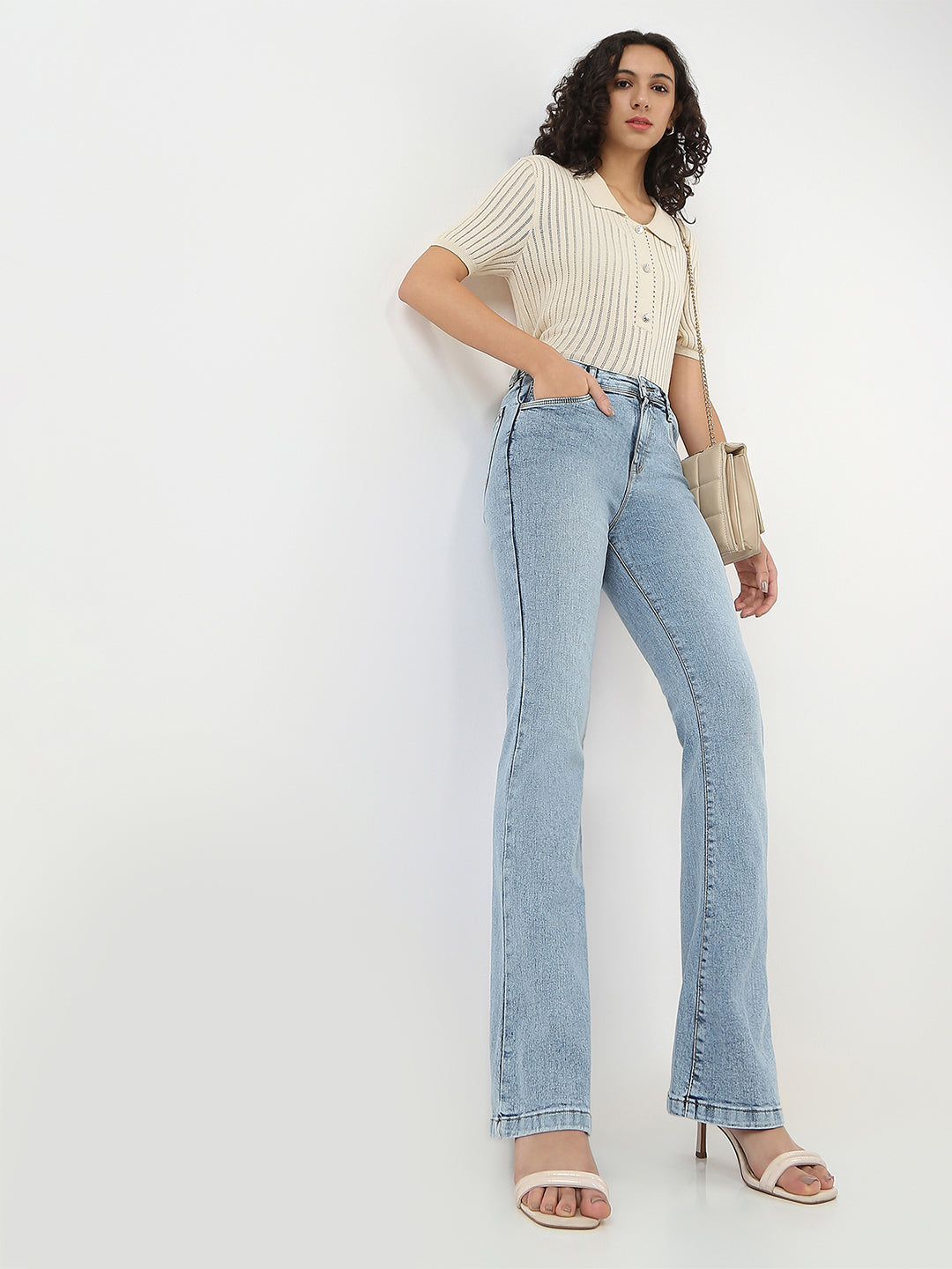 Women High-Rise  Flare Jeans