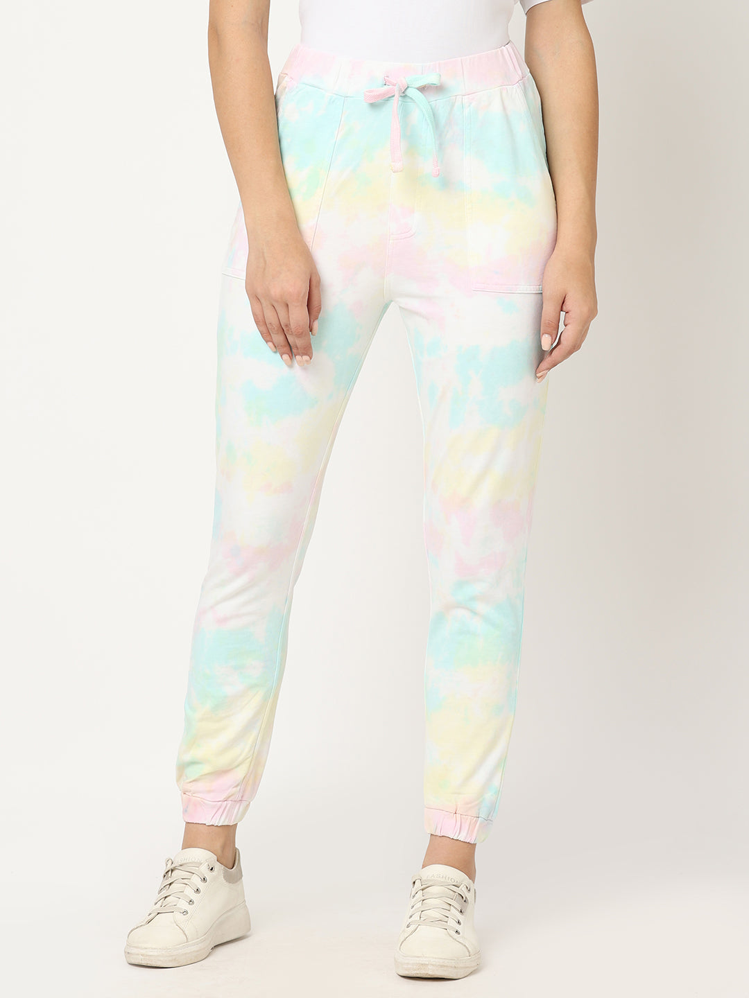 Buy Women Multicolor Tie Dye High Rise Jogger Kraus Jeans