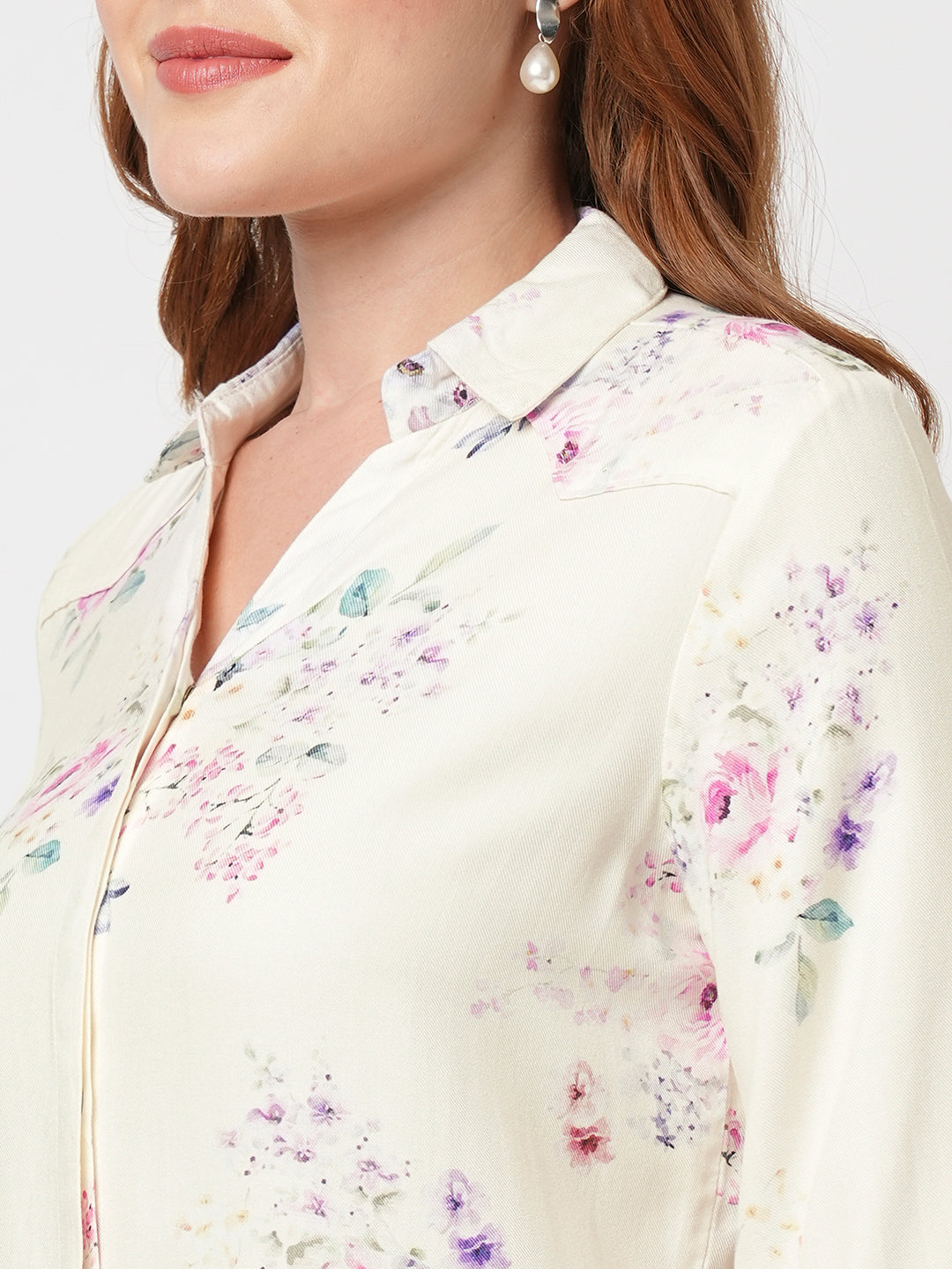 Women Slim Fit Floral Print Printed Shirt