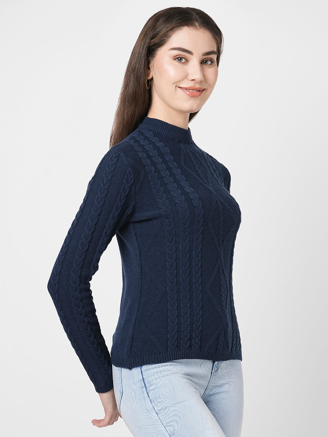 Women Solid Casual Slim Fit Sweater