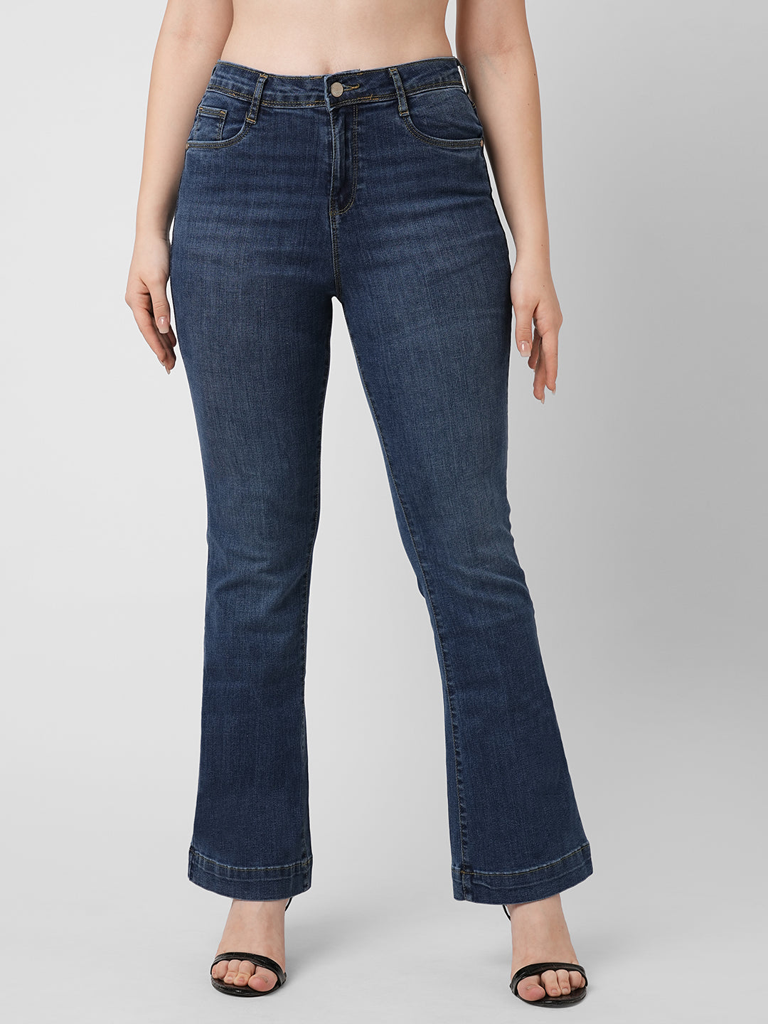 Mini on sale flare jeans