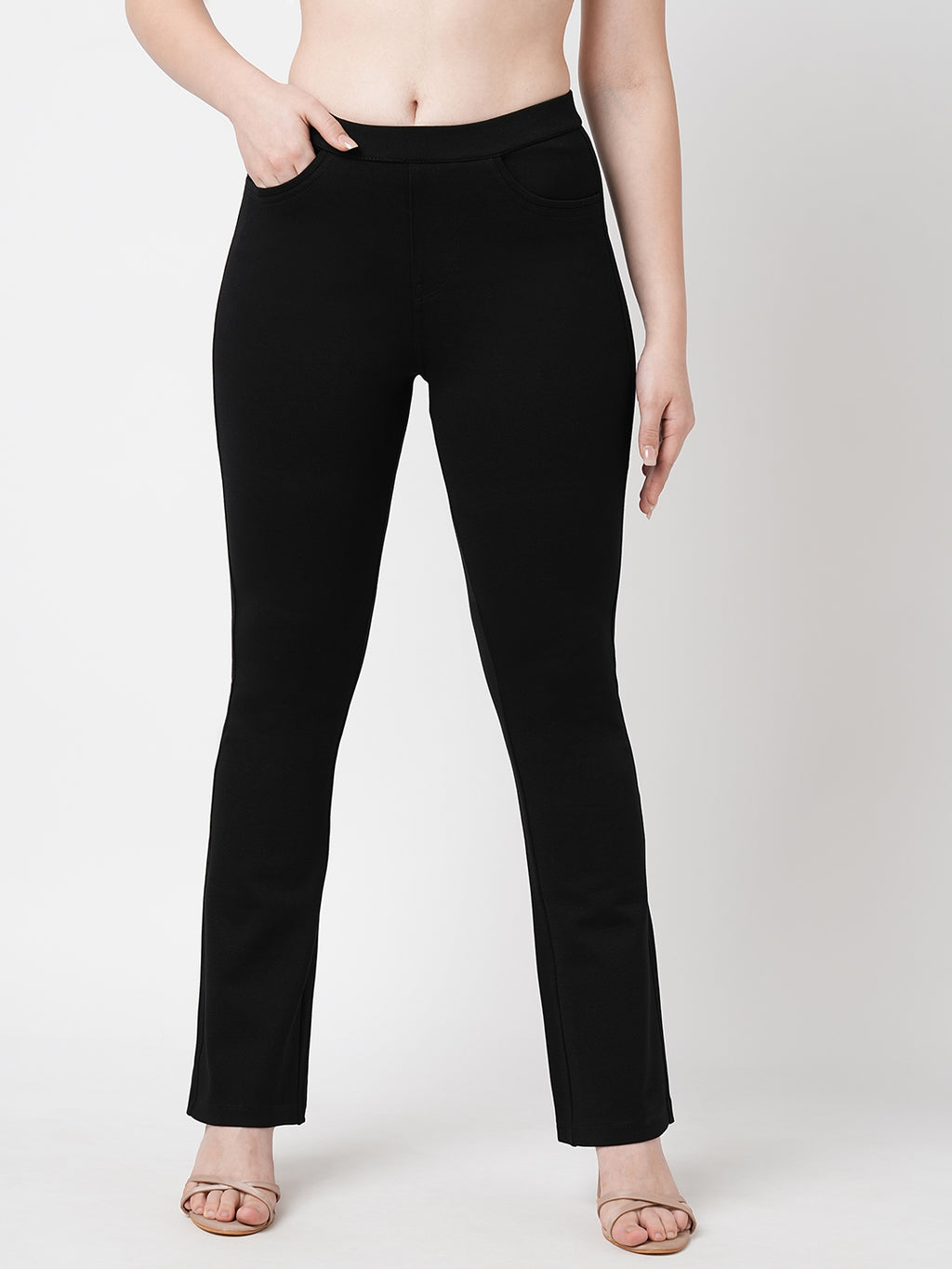 Shop High Rise Flare Jeans for Women Online at best price - Kraus Jeans