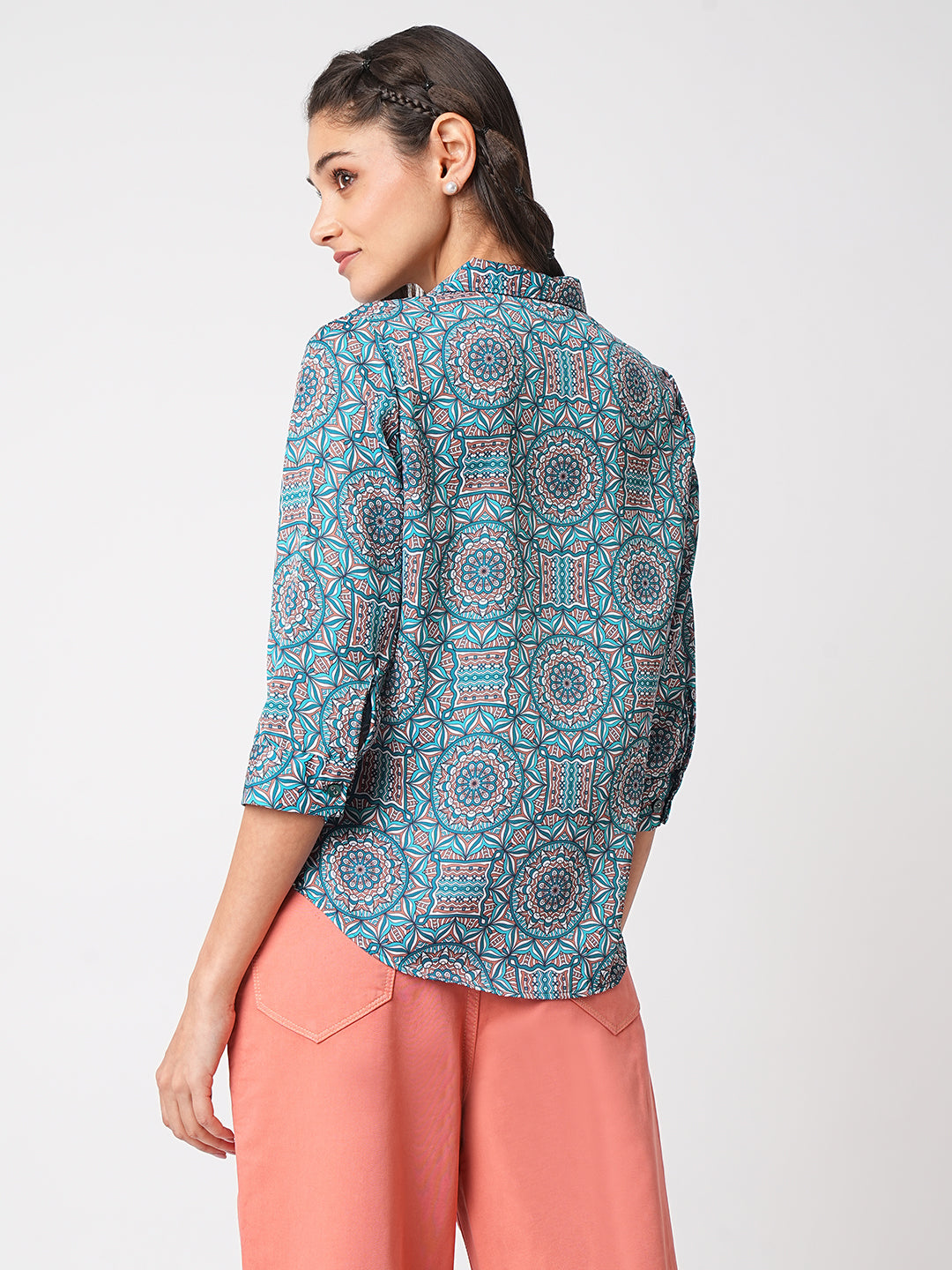 Women Kaleidoscope Printed Shirt