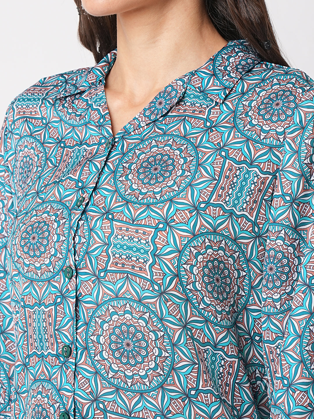 Women Kaleidoscope Printed Shirt