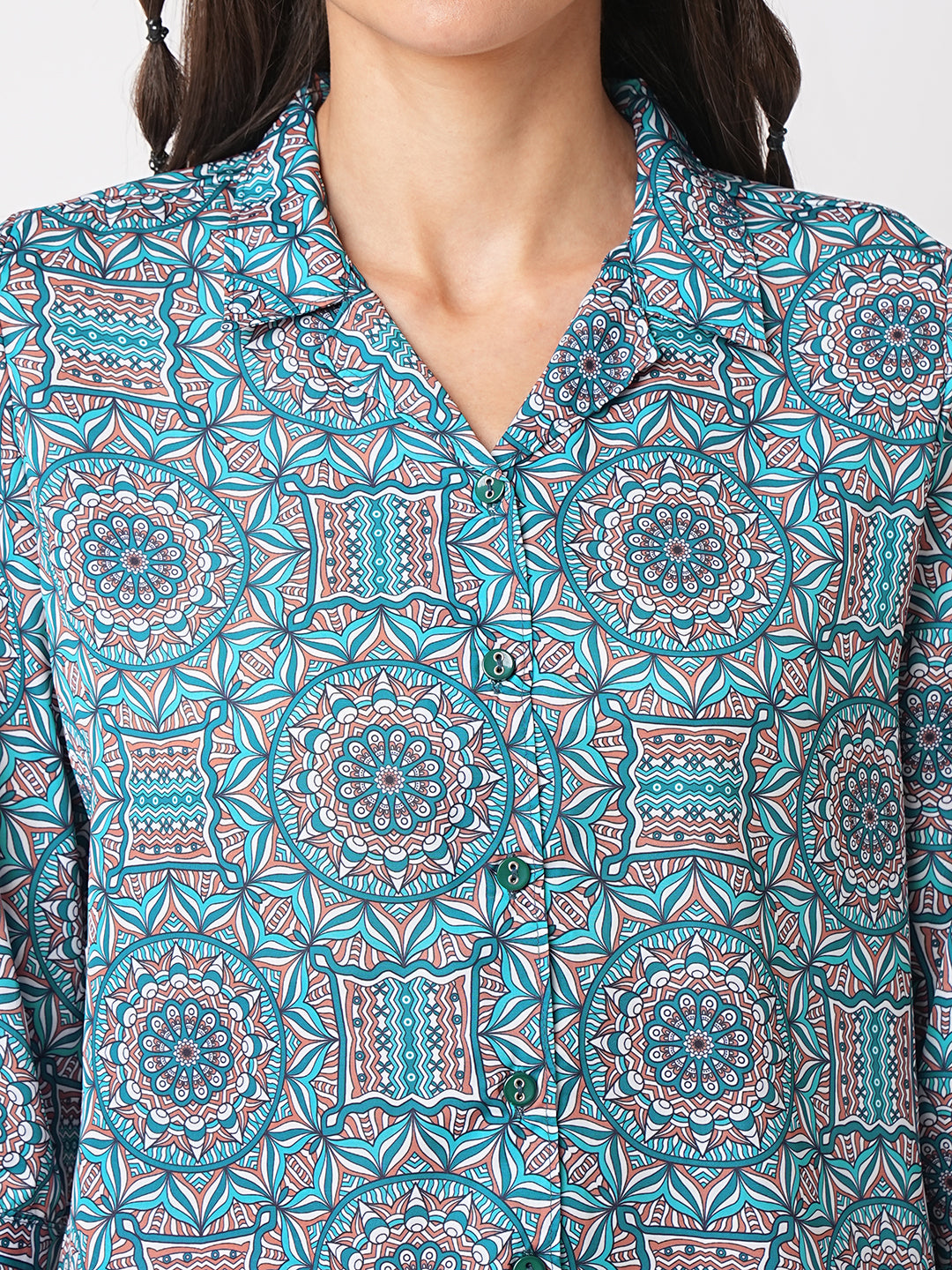 Women Kaleidoscope Printed Shirt