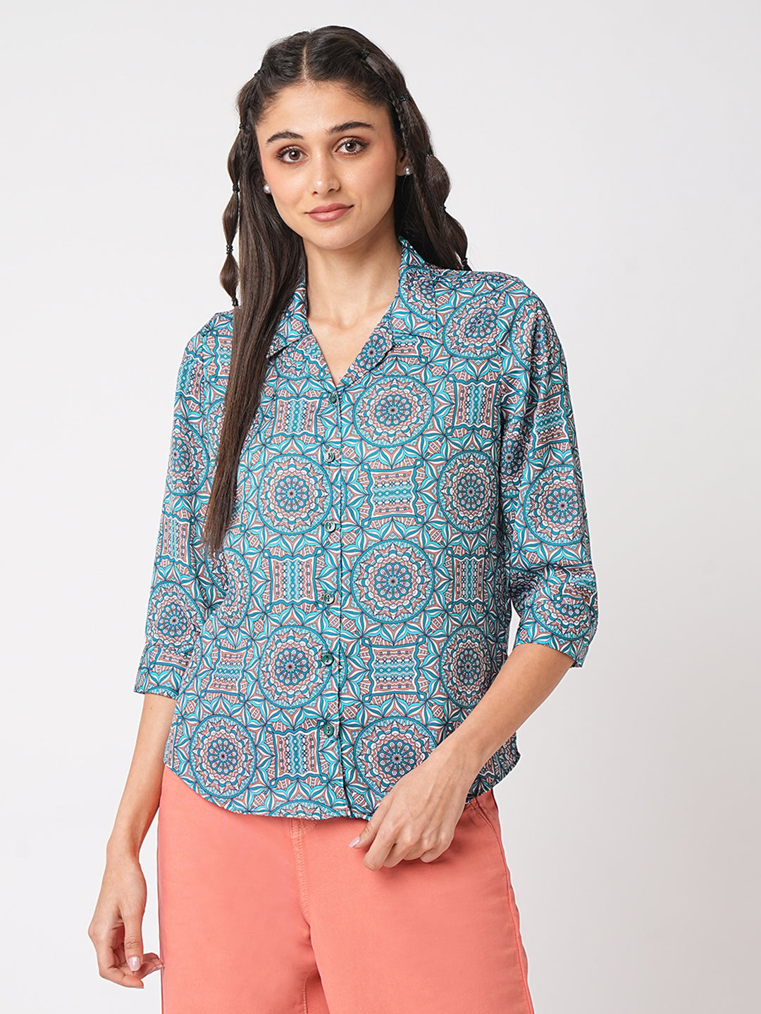 Women Kaleidoscope Printed Shirt