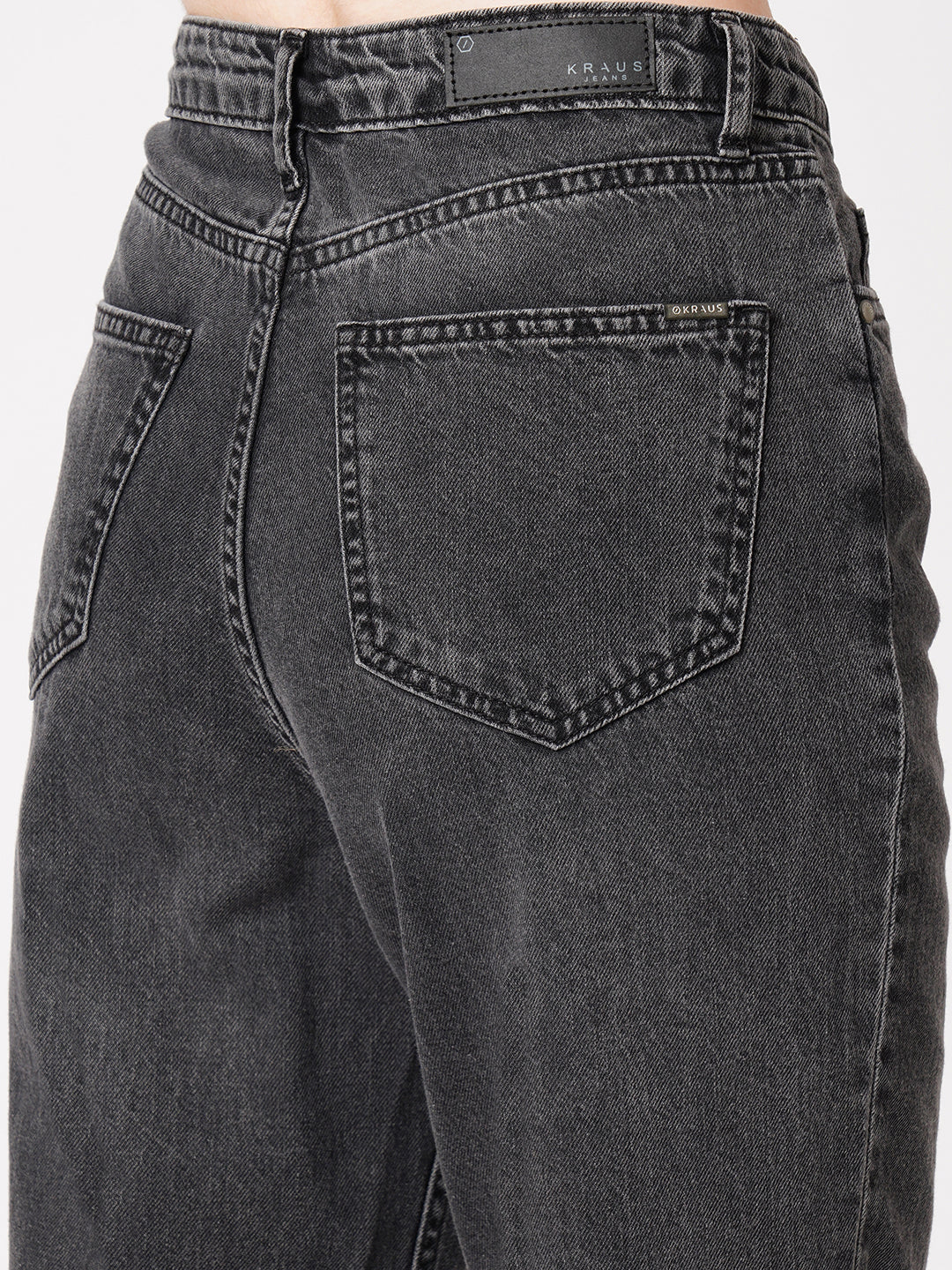 Women High-Rise Relax Straight Jeans