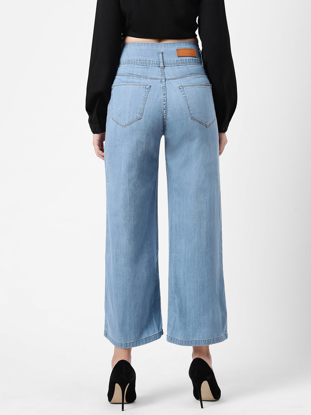 Women High-Rise Wide Leg Jeans